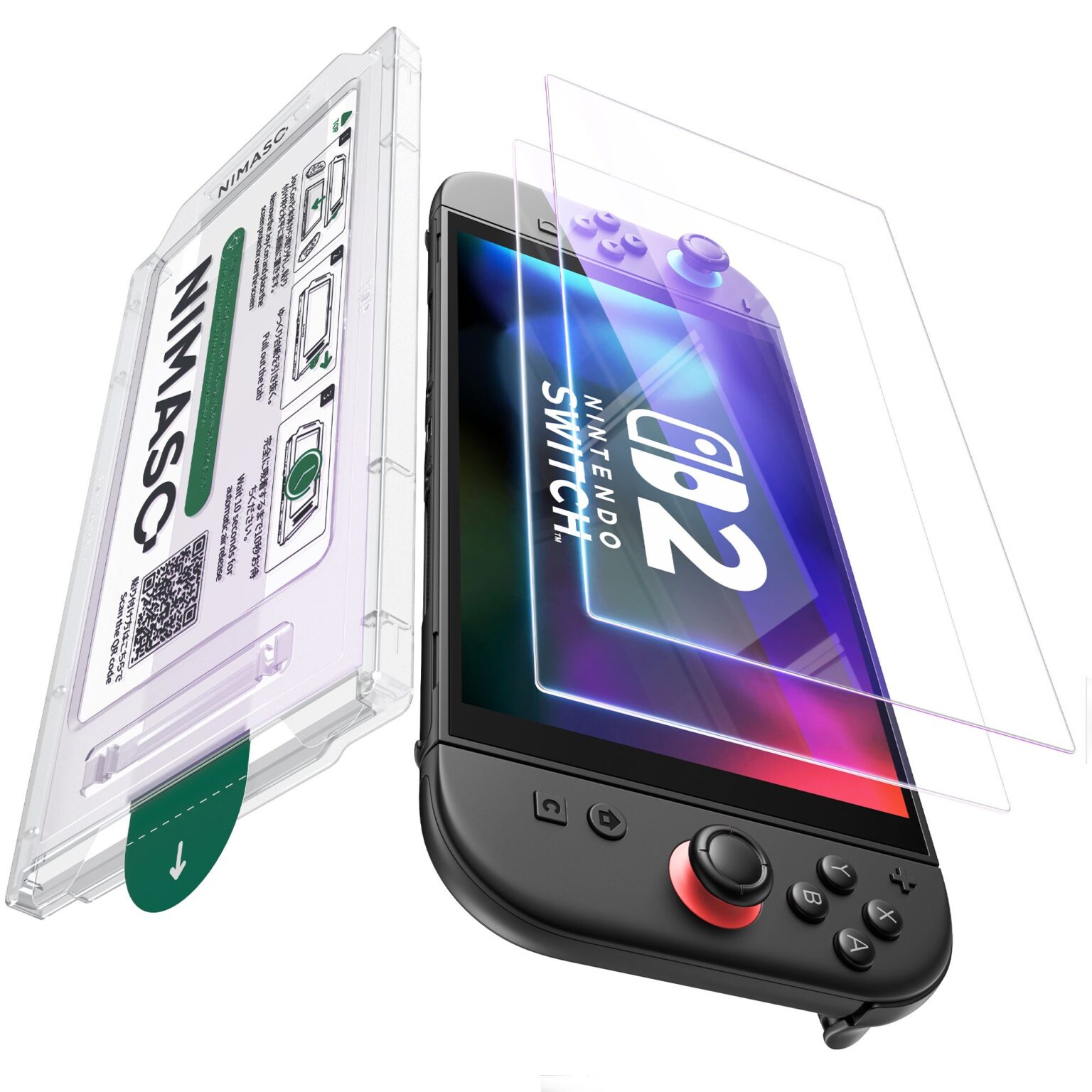 NIMASO、Switch 2専用の強化ガラス保護フィルム3種を発売 最安1,999円