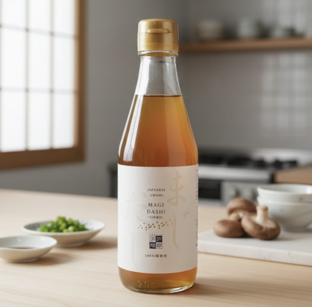 かつお節不使用で“かつおだし”風味、植物性100%の「MAGI DASHI 白だし」発売