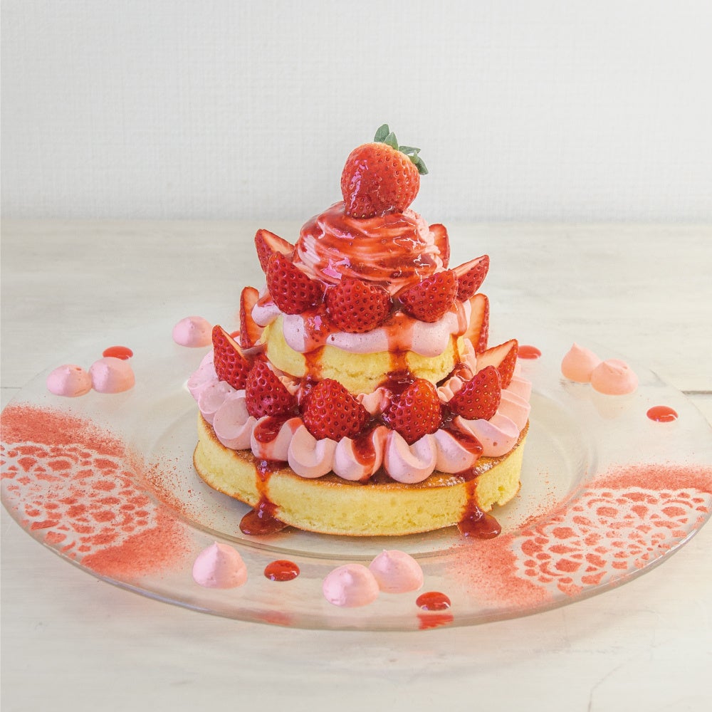 恵比寿「カフェ アクイーユ」で1月限定の苺パンケーキ2種、スペシャルは2,750円