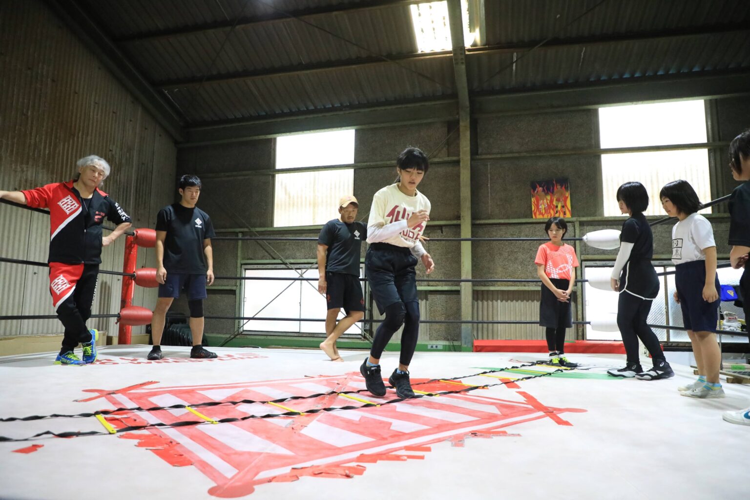 九州プロレス、U-15女子プロレススクールを福岡でプレオープン 初日に7〜12歳の5人参加