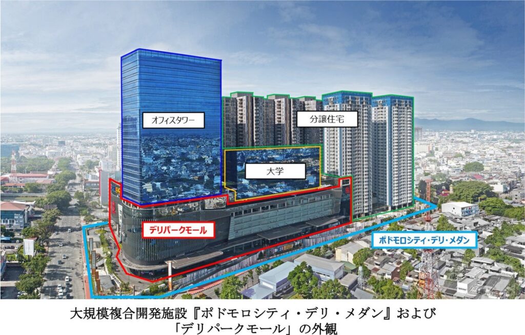 阪急阪神不動産、インドネシア・メダン中心部の商業施設「デリパークモール」を2026年1月取得へ