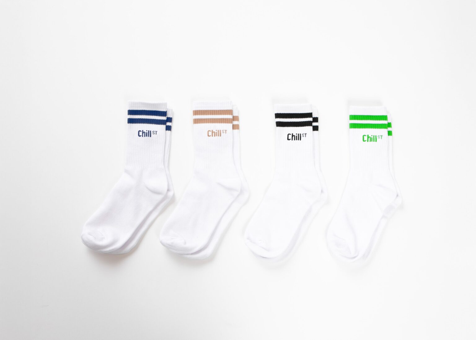 Chill ST、表参道ヒルズと公式ECでラインソックス発売 12月19日から