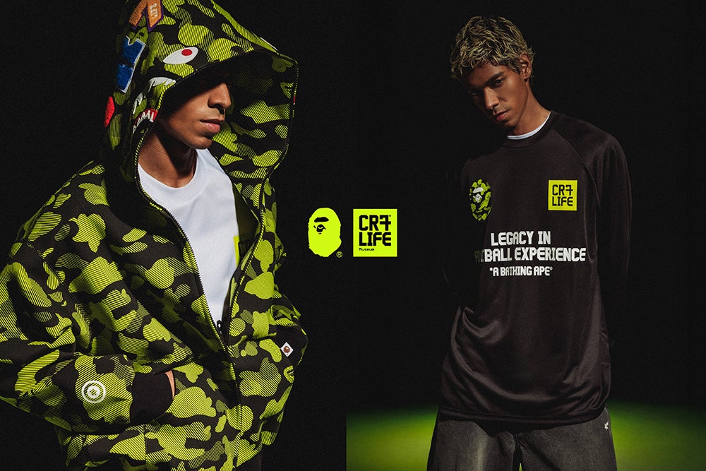 CR7 LIFE×BAPE第4弾、シャークフーディなど新作を12月20日発売