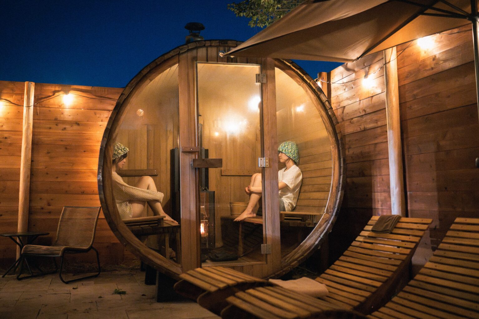 一宮市の「ウッドデザインパークいちのみや-紡-」冬限定グランピング、もつ鍋・チーズフォンデュ・牡蠣尽くしの3コース提供