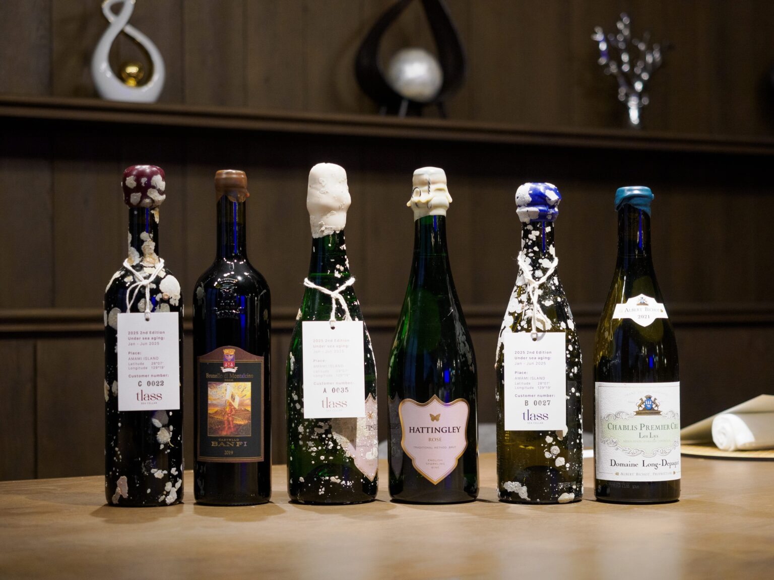 海底熟成ワイン3種を飲み比べ、赤坂で一夜限定の試飲イベント