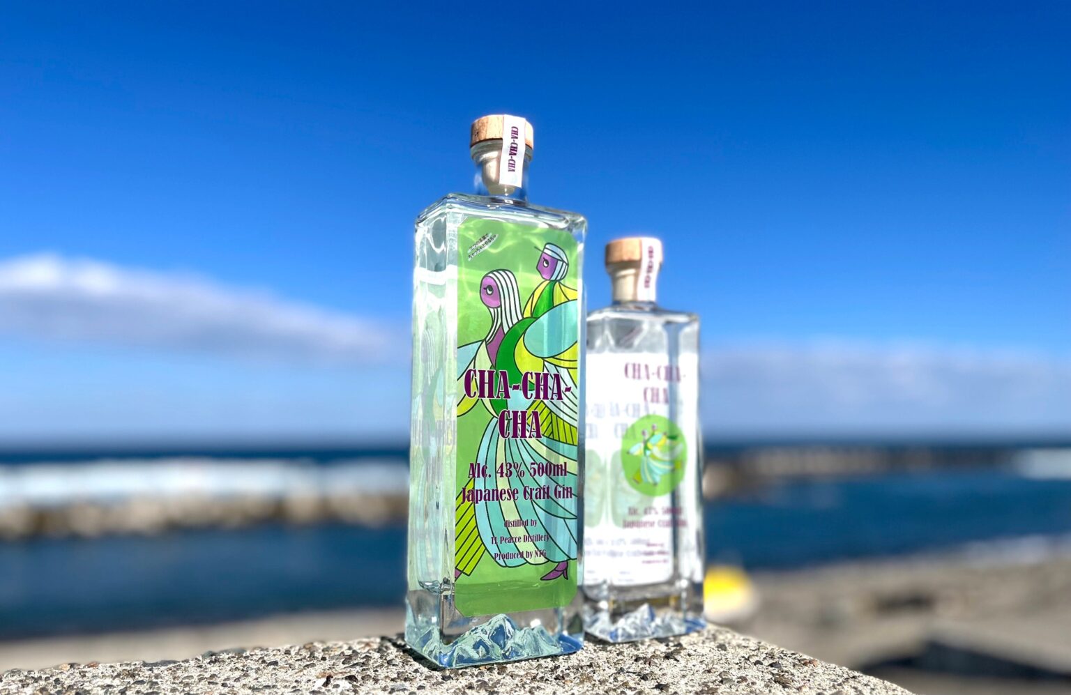 石川・富山の茶葉3種香るクラフトジン「CHA-CHA-CHA」、2026年1月発売へ