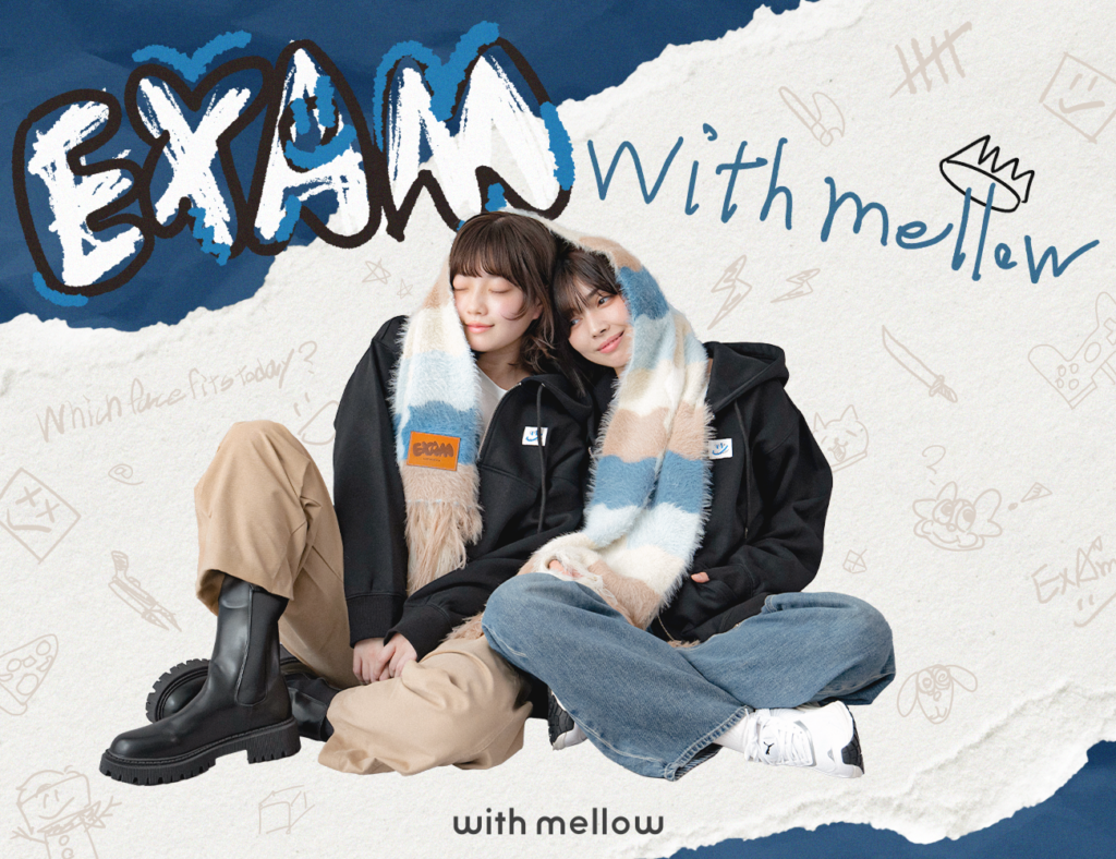 with mellow、実況者EXAMとコラボ新作8種を12月25日から数量限定販売