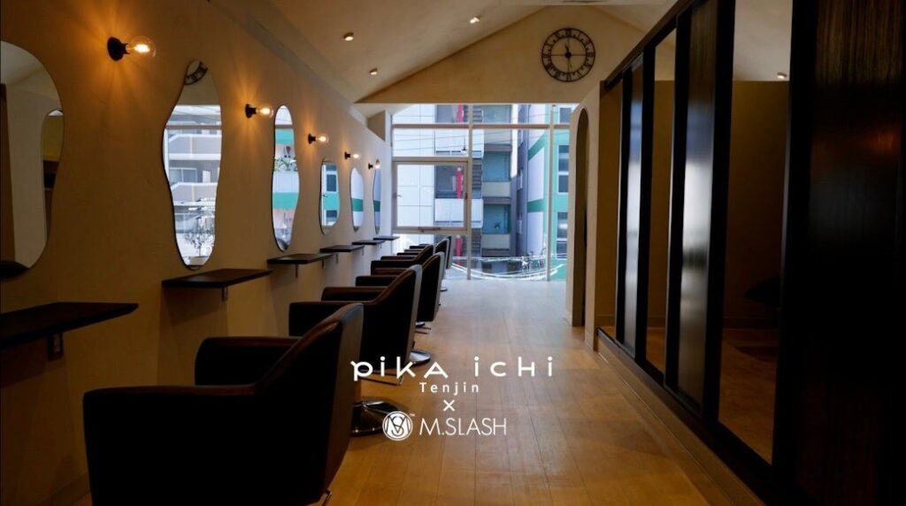 熊本の「pikaichi」と表参道発「M.SLASH」が協業、福岡・天神に新サロン1月14日開業