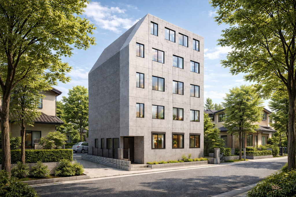 荒川区でRC造5階建て14戸の賃貸住宅が完成、投資オーナー向け見学会を1月24・25日に開催