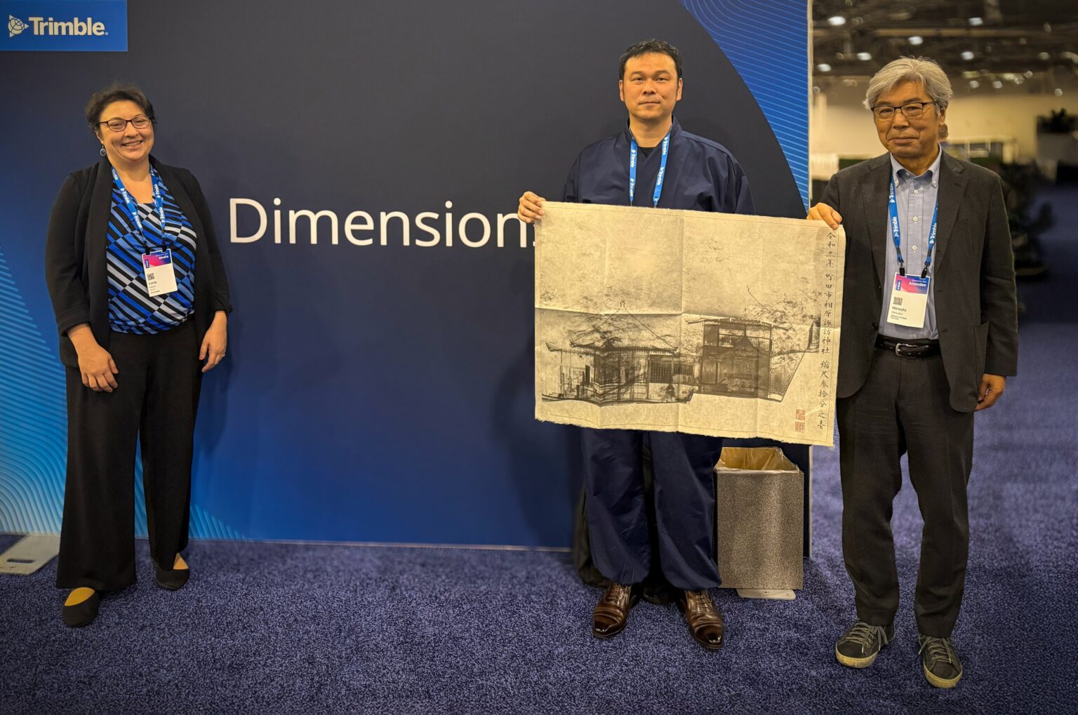 米GEO WEEK NEWSが吉匠建築工藝を特集 社寺建築の3Dスキャンと和紙図面「群拓」を紹介