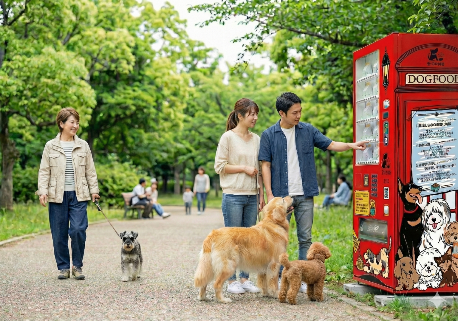 犬用フード自販機「愛犬の食卓」始動、寄付と災害時供給を一体化