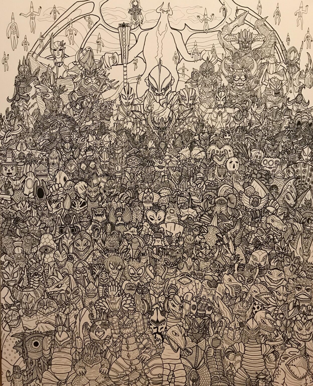 平塚で八木志基の個展「怪獣百貨展」開催 モノクロ怪獣作品を展示、2月21日にトークも