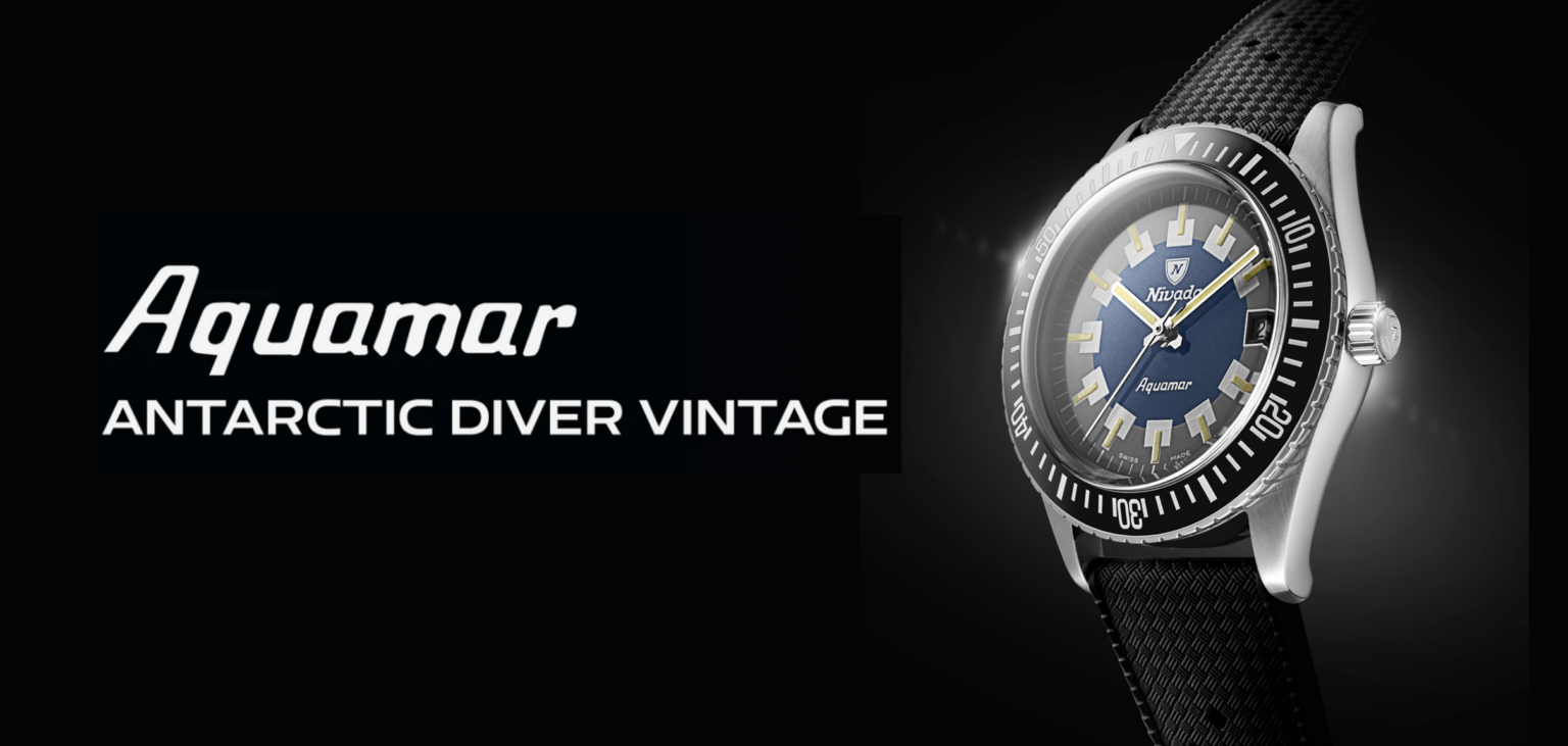 眠っていたヴィンテージ文字盤を再現、ニバダ・グレンヒェン新作「Antarctic Diver Vintage Aquamar」1月発売
