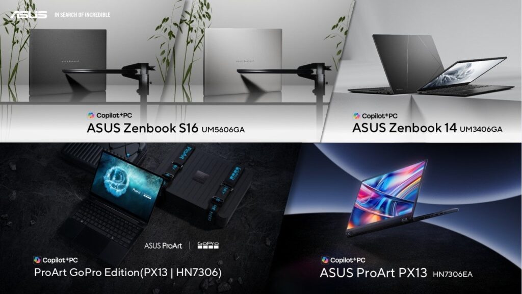 ASUS JAPAN、Ryzen AI 400搭載のZenbook/ProArt新製品4製品7モデルを発表