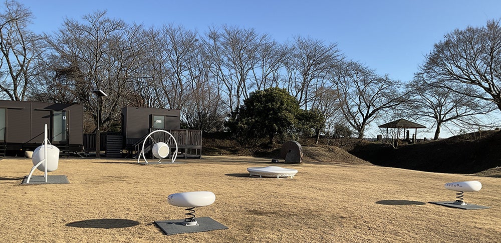 栃木県初、さくら市のお丸山にインクルーシブ遊具5基 医療的ケア児も利用想定
