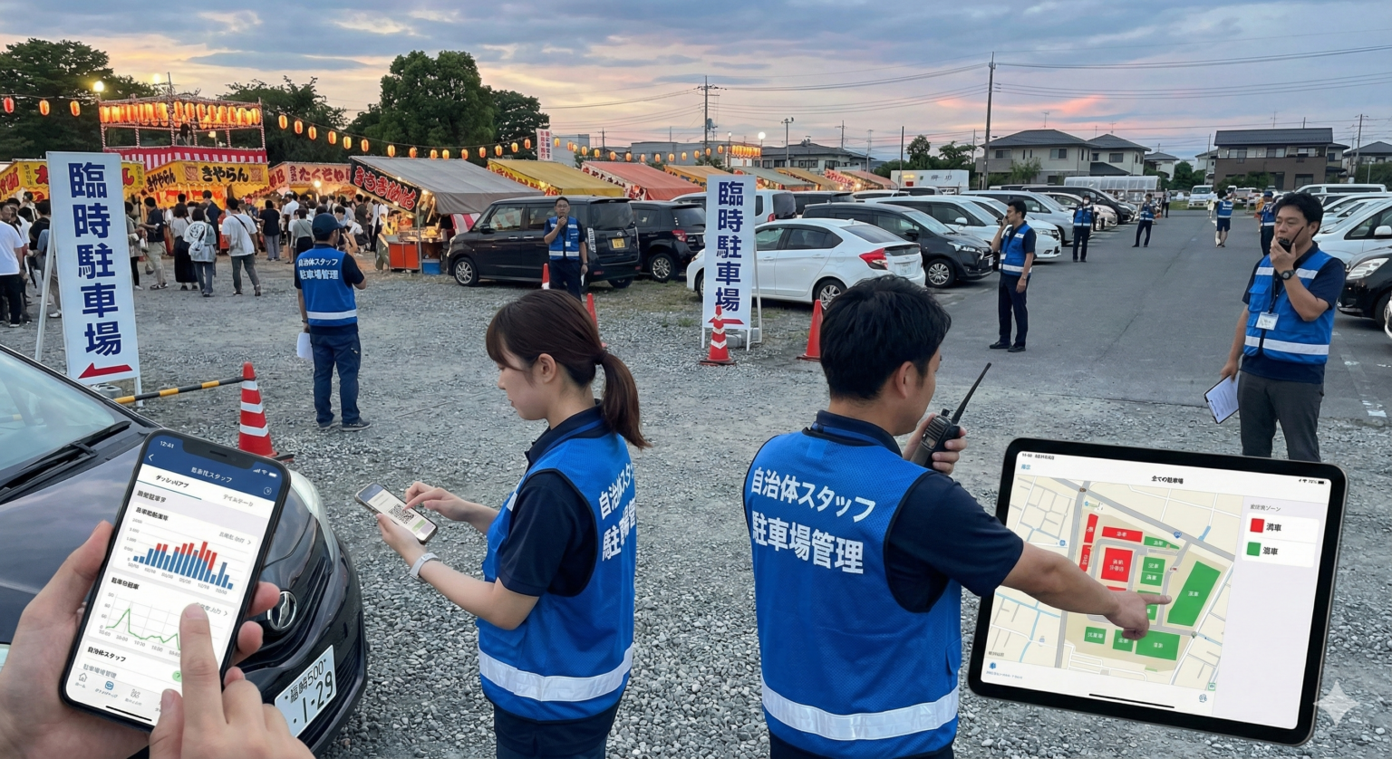 nice2have、自治体・イベント向けにWeb型駐車場管理システムを公開 空き状況をリアルタイム共有