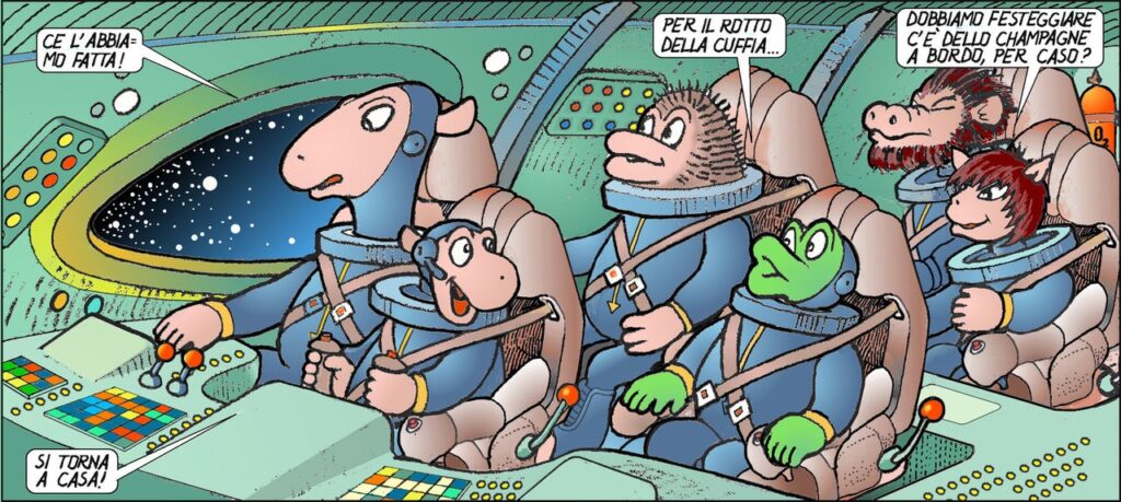 アニメ『宇宙船サジタリウス』原作漫画『ALTRI MONDI』日本語電子版、バーボンコミックが刊行プロジェクト始動