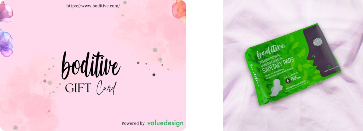 インドで月経ケア製品を贈れる「Boditiveギフトカード」販売開始、SMS・メールで即時配信