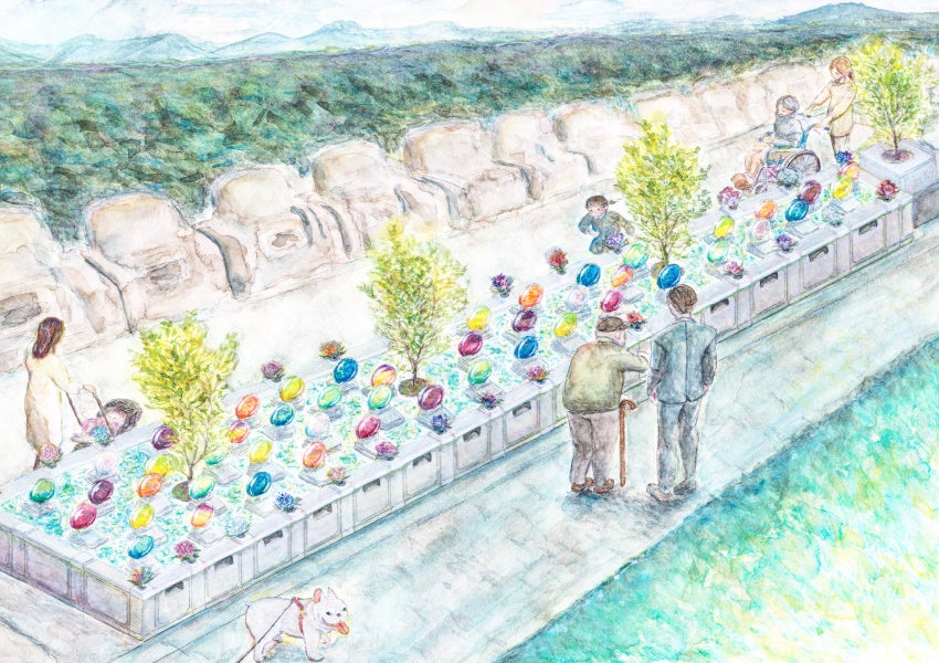 相模原の向得寺で樹木葬「ルミアージュ」発売、1人59.8万円から家族で利用可