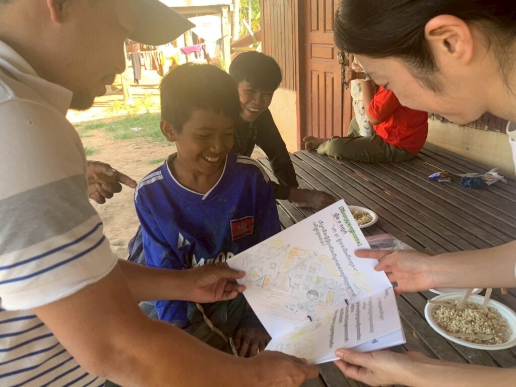 柏市の小中3校の探究学習教材、カンボジア避難民支援で2025年末に活用