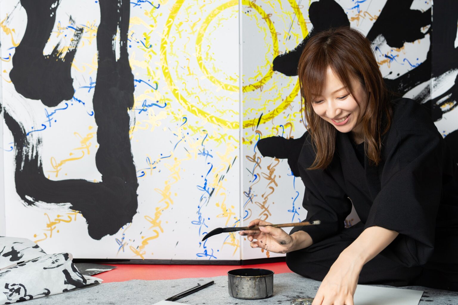 NHK文化センター梅田、青柳美扇さんの筆ペン書道1日講座 教室・オンライン同時開催