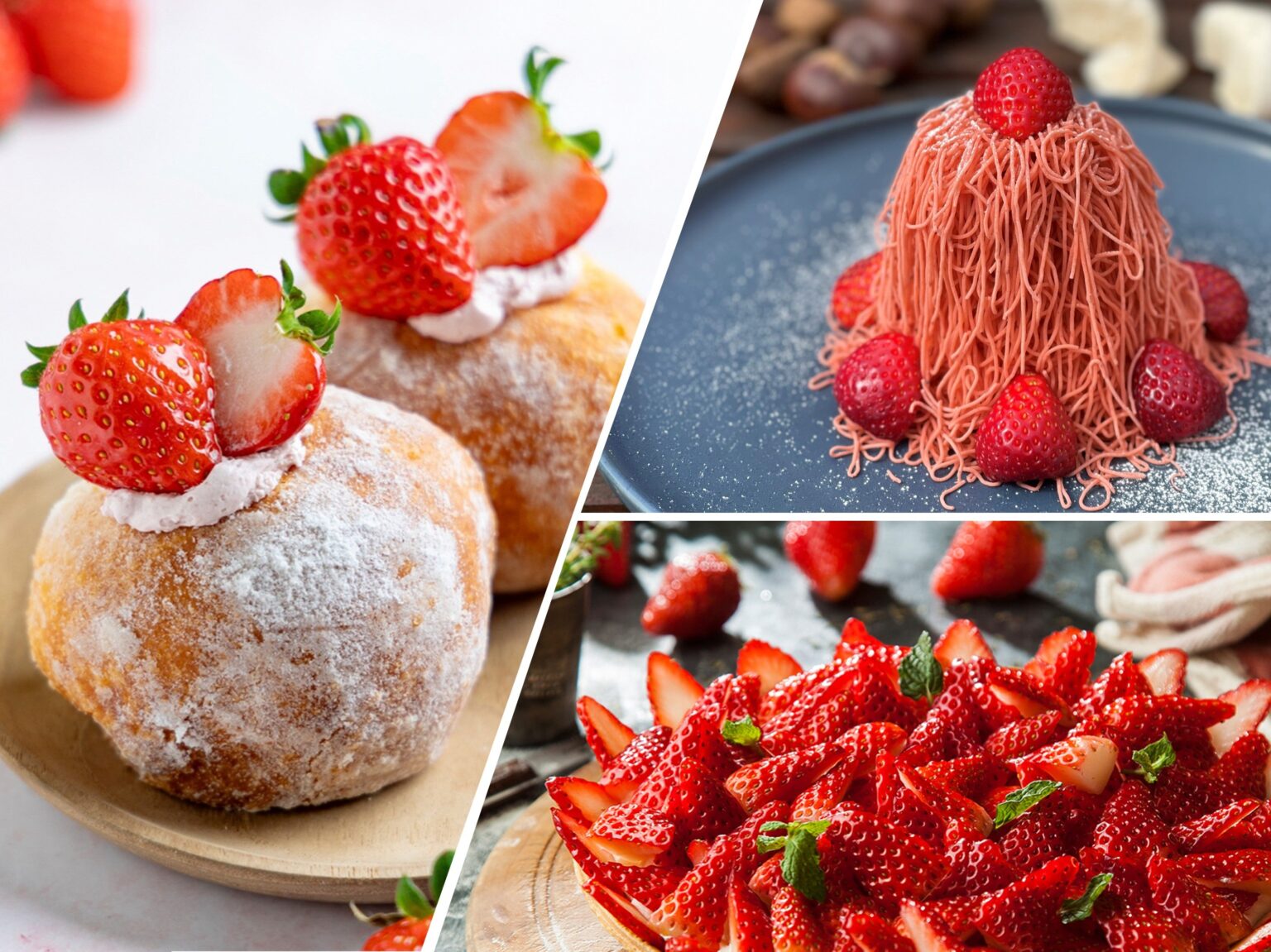 ふかや花園アウトレットで埼玉ブランドいちご「あまりん」スイーツ14種、1月15日から期間限定