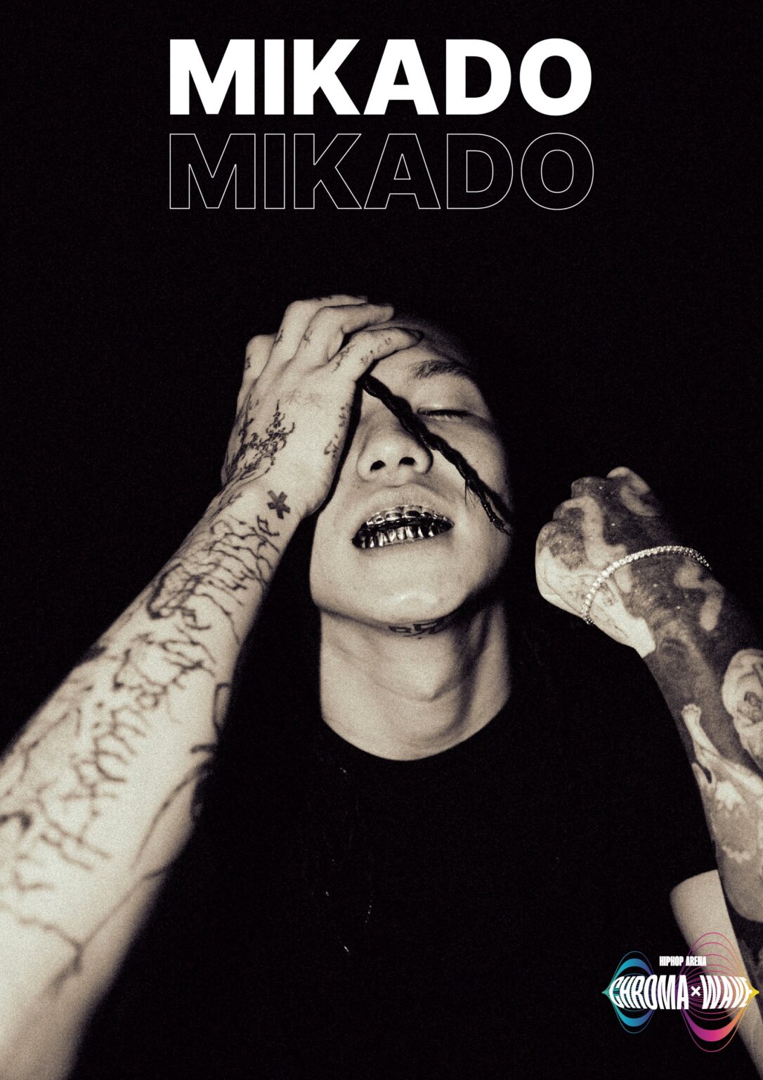 日韓HIPHOPイベント「CHROMA WAVE」追加出演にMIKADOとYvng Patra、1月31日ララアリーナ東京ベイで開催