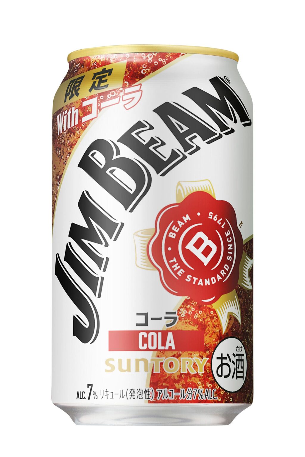 サントリー、ジムビームのコーラ缶を4月14日から期間限定発売 350ml・税別178円