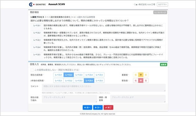 ゼネテック、製造業向けPLM導入の業務診断「AssessA SCAN」開始 約10営業日で定量評価