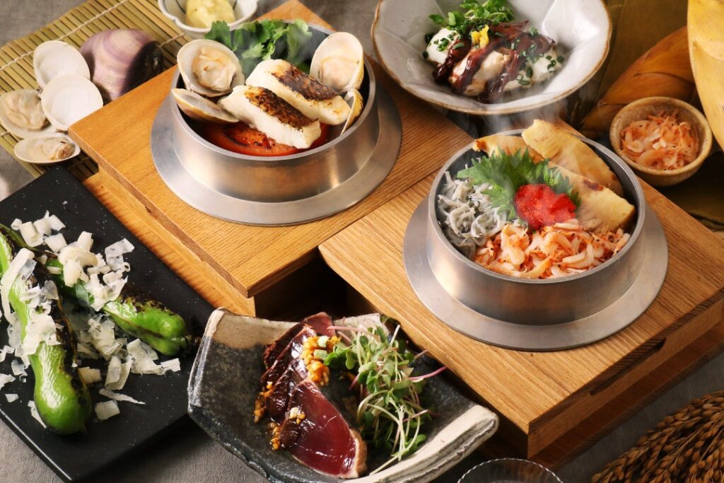 黒十、横浜・新宿2店で春食材の季節限定釜飯と小皿料理を2月26日から提供