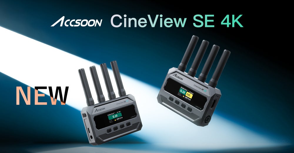 システムファイブ、4K30p対応の無線映像伝送「Accsoon CineView SE 4K」を発売 遠隔カメラ操作にも対応