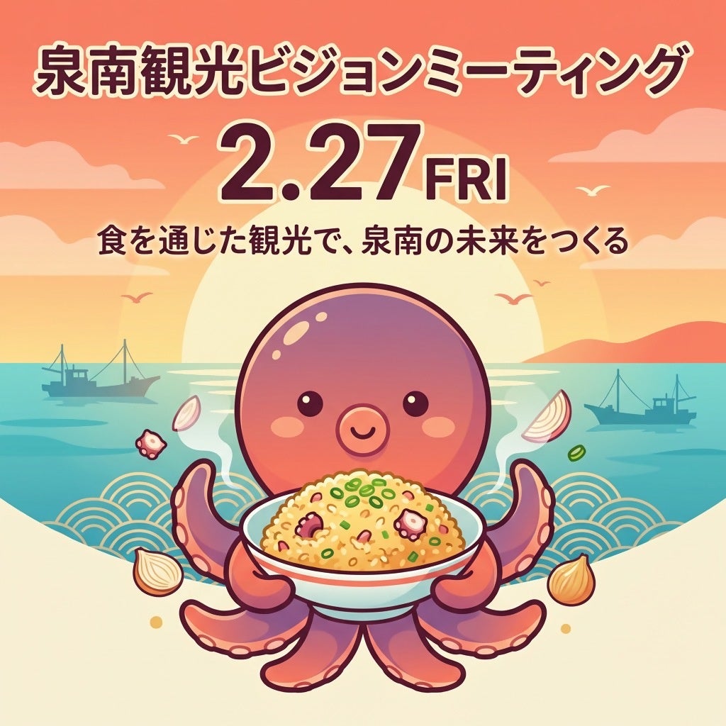 泉南市で「食×観光×公民連携」会合 泉南チャーハン試食も、約30人参加