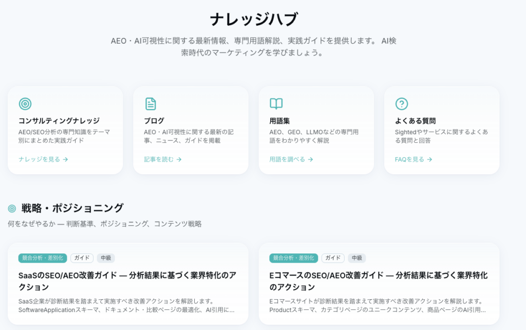 Tech Knowledge Base、SEO/AEO実践ナレッジとAI検索診断ツールを登録不要で無料公開