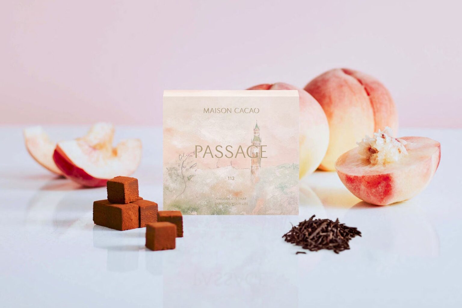 メゾンカカオ、ホワイトデー向けに大丸札幌店へ限定出店 新作“白桃アールグレイ”など販売