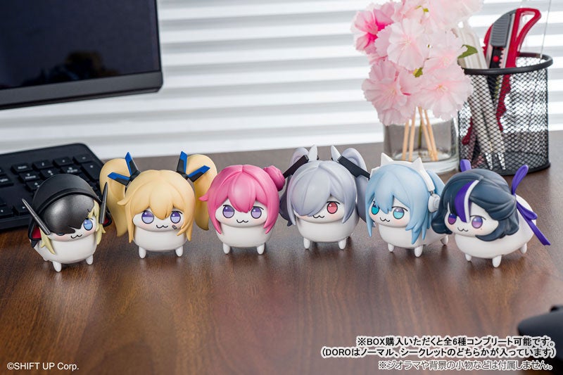 あみあみ、NIKKE「DORO」電動トレフィグ6個BOXと専用レールを2026年4月発売へ