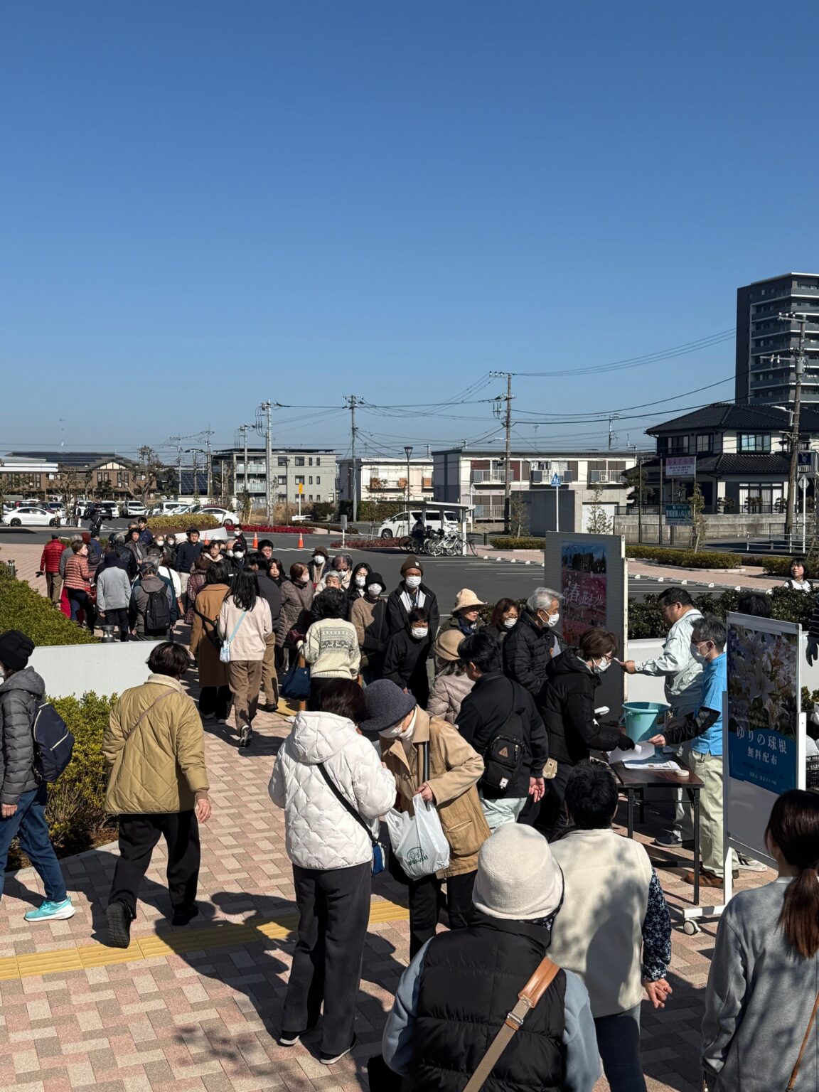 東京ドイツ村、環境フェアで花の球根4,500球を袖ケ浦市民に無償配布