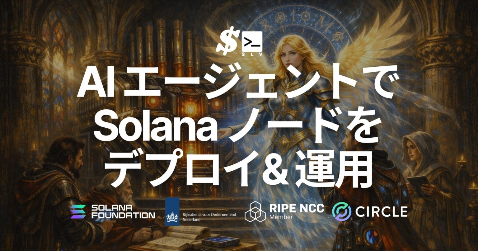 SLV v0.10.0、AI対話でSolanaバリデータ/RPCのデプロイ運用を支援