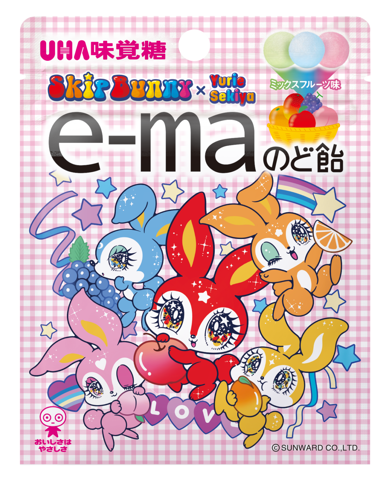 UHA味覚糖、「e-maのど飴 スキップバニー」発売 コンビニは2月17日から