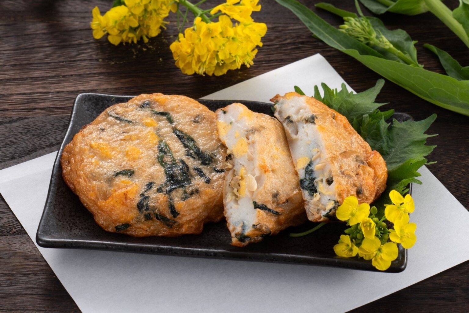 まる天、春限定「はまぐり菜の花天」を30店舗と公式通販で発売 1個400円