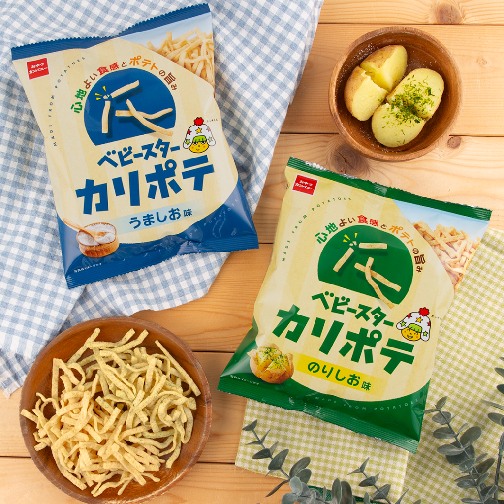 おやつカンパニー、「ベビースターカリポテ」新定番のりしお味を2月23日全国発売