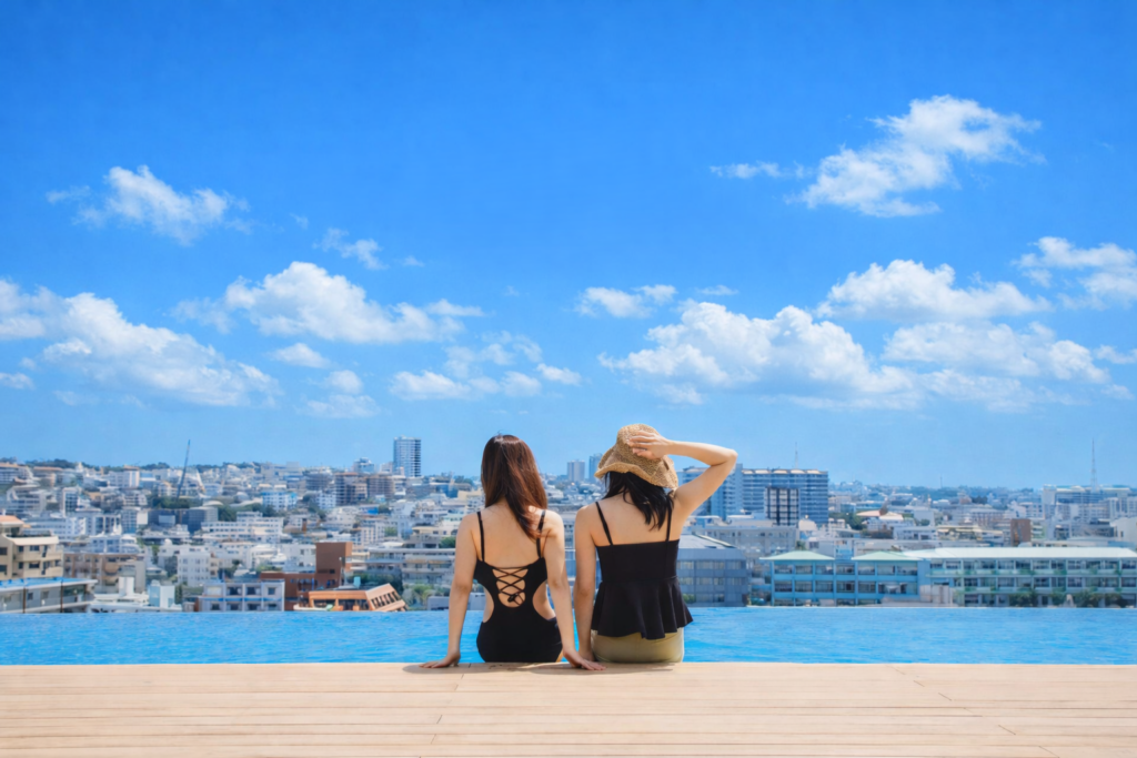 ノボテル沖縄那覇、宿泊者専用インフィニティプールを2月28日開始 夜23時までライトアップ