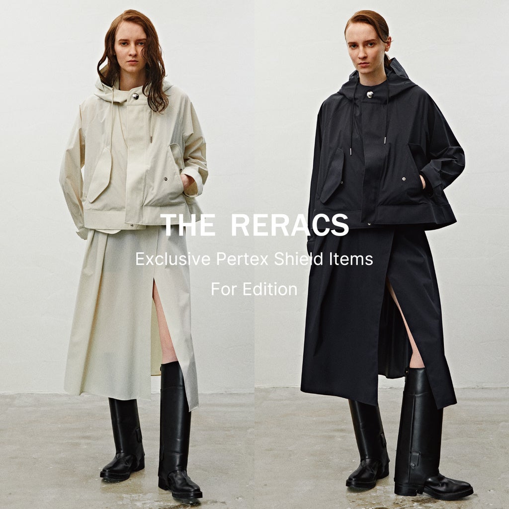 エディション各店でザ・リラクス別注2型発売 PERTEX Shield採用、コート5万9950円