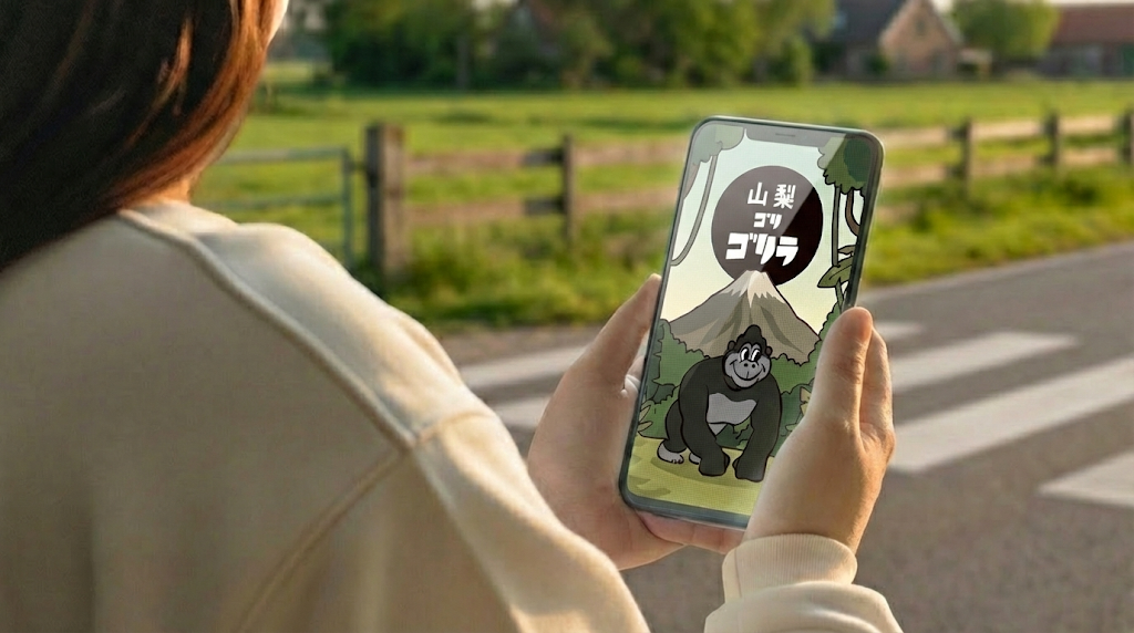 山梨キャラ「山梨ゴリゴリラ」、生成AIでSNS短尺動画を継続配信へ アルプスらが制作プロジェクト開始