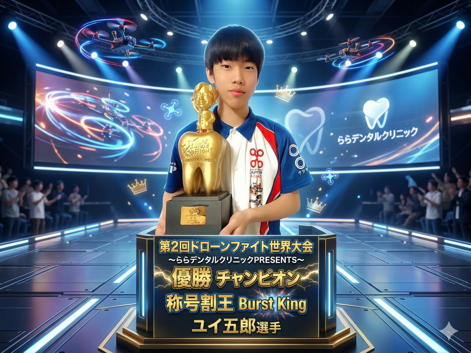 オンライン同時対戦で世界王者決定、ドローンファイト第2回世界大会に221人エントリー