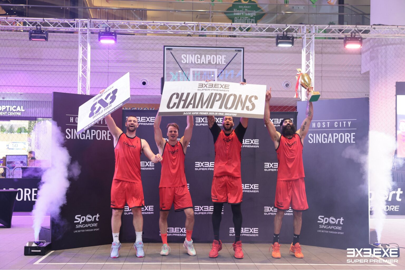 3×3.EXE SUPER PREMIER 2025-26閉幕、LUGANOが決勝21-15で初優勝