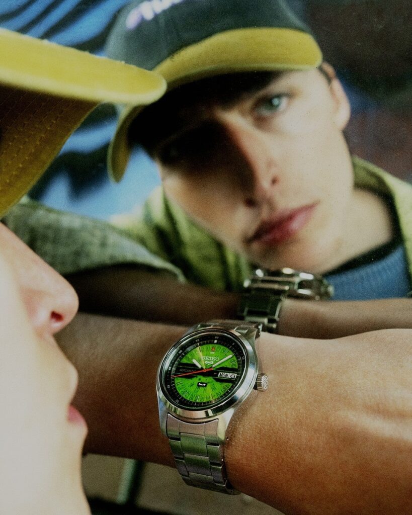 HUF×Seiko 5 Sports第3弾の限定腕時計、3月6日発売 価格は5万6100円
