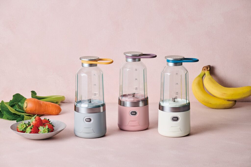 レコルト、USB充電式の「コードレス ソロブレンダー」発売へ 7,700円で46秒自動停止