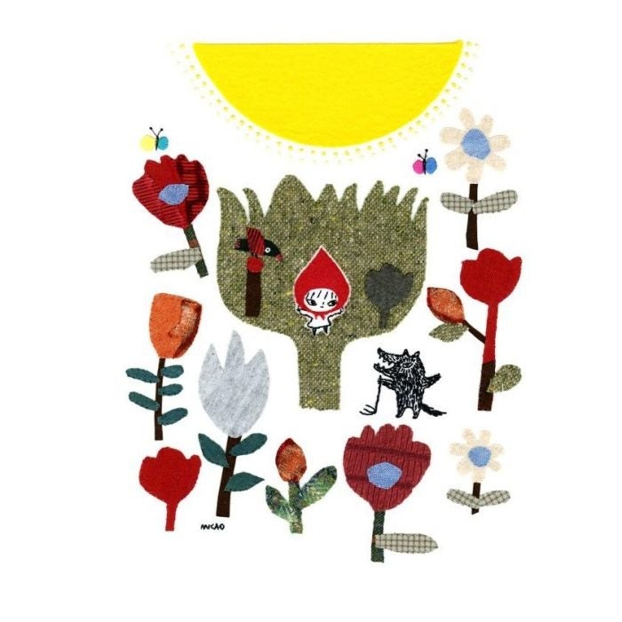 日本橋三越で刺繍作家MICAO作品展、原画27点と新作ジクレー32点を展示販売