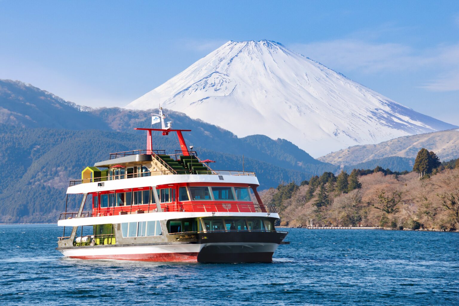芦ノ湖の船上で抹茶体験、富士急グループが「テーブル茶道」イベントを3月28・29日に実施