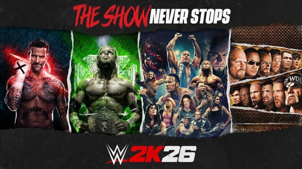 『WWE 2K26』英語デジタル上位3エディション発売、ロスター400人超と新マッチ4種